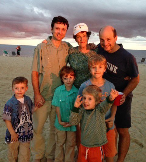 Marnie Schulenburg with great-nephews